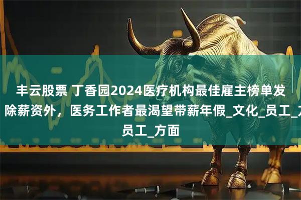 丰云股票 丁香园2024医疗机构最佳雇主榜单发布：除薪资外，医务工作者最渴望带薪年假_文化_员工_方面